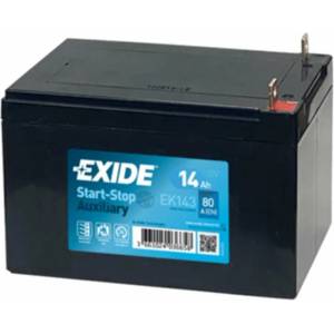 Exide 14Ah 80A right+ (EK143)
