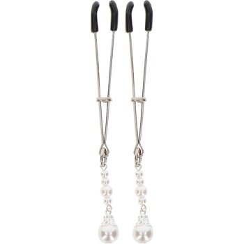 ostatní Taboom Nipple Play Tweezers With Pearls Silver