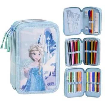 Cerda Frozen ученически несесер с 3 ципа, ПЪЛЕН