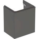 Geberit Smyle Square - Шкафче за умивалник, 54x43x62 см, 1 врата, панти отляво, лава 500.366. JK. 1 (500.366.JK.1)