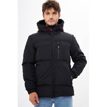 Image 1 of QAWWA Мъжко водонепромокаемо и ветроустойчиво яке със сваляща се качулка qdm-400 - Черно #409685 (409685_Черно)