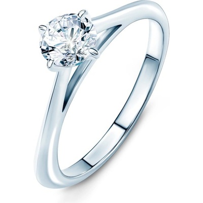Savicki Zásnubný prsteň The Light biele zlato diamant DL-R2 4 B