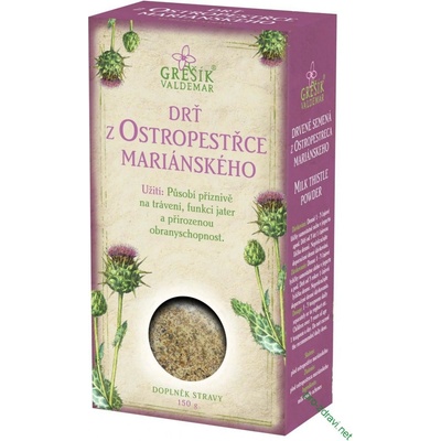 Grešík Drť z ostropestřce mariánského 150 g