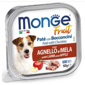 Gemon Monge fruit patÉ & chunkies lamb & apple - ПАСТЕТ И ХАПКИ С АГНЕШКО И ЯБЪЛКИ