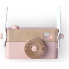 Craffox detský drevený fotoaparát PixFox ružový