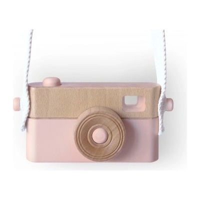 Craffox detský drevený fotoaparát PixFox ružový