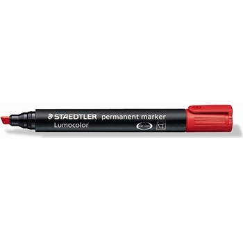 STAEDTLER Маркер Staedtler Lumocolor Perm скосен 2-5мм червен (350-2)