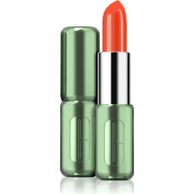 Clinique Pop Longwear Lipstick Shine бляскаво червило цвят 29 Flame Pop 3.9 гр