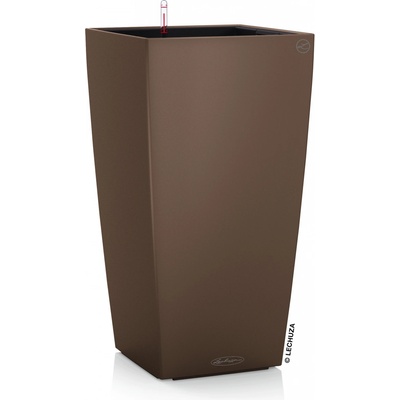 Lechuza Květináč Cubico Color Kapučíno 22 cm