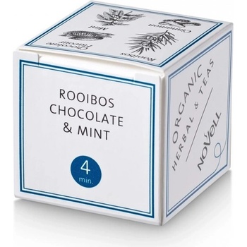 Cafès Novell ROOIBOS chocolate & mint 30 бр. пирамидки черен био чай мощен антиоксидант