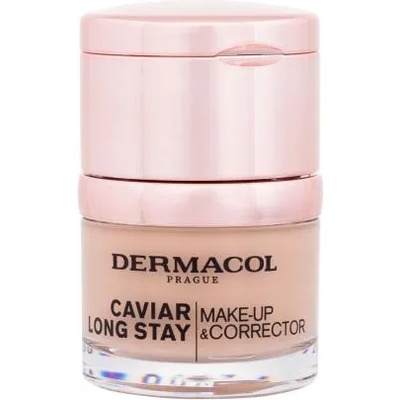 Dermacol Caviar Long Stay Make-Up & Corrector фон дьо тен и коректор с екстракт от хайвер 30 ml нюанс 4 Tan