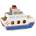 Viga Toys Дървена играчка Viga - Ферибот, с 4 колички (44684)