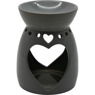 ARÔME Home Elements aroma lampa Srdce 13 cm Šedá