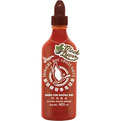 Flying Goose Chilli omáčka Sriracha s černým pepřem 455 ml