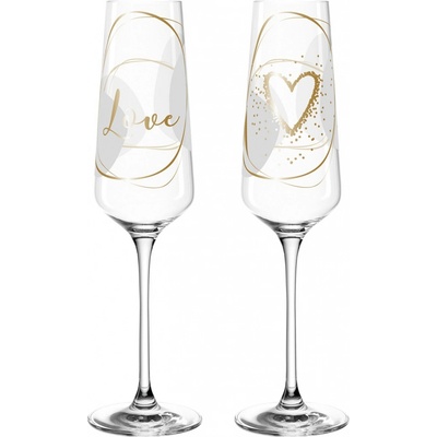 Leonardo PRESENTE LOVE sklenice na sekt 2 x 280 ml