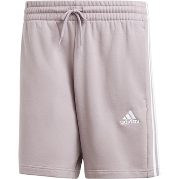 adidas Мъжки поларени къси панталони Adidas Essentials 3 Stripe Fleece Shorts Mens - Preloved Fig