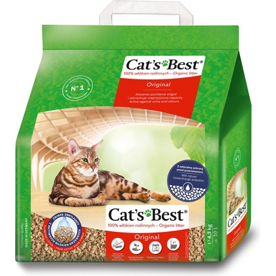 JRS Petcare JRS Cats Best Eko Plus - Агрегираща дървесна постелка 10 л / 4, 3кг