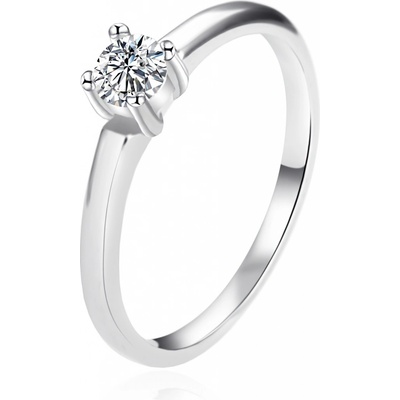 Agato stříbrný prsten se zirkonem AGT R05W