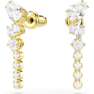 Swarovski Neprehliadnuteľné pozlátené náušnice Mesmera 5747936