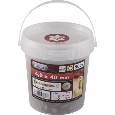 CONNEX UNI-vruty TX 4,0x40 mm, 500 ks