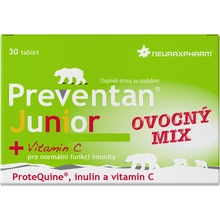 Preventan Junior ovocný mix 30 tablet