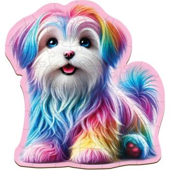 Image 1 of Дървен пъзел Wooden City, 50 части - Кученце (HE 0207-M)