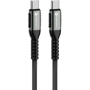 FORCELL F-Energy USB-C - USB-C кабел QC4.0 PD 5A 240W Cafule 3 м C263 черен