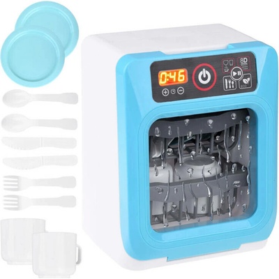 Joko umývačka riadu so svetlom a zvukom na batérie + riad modrá