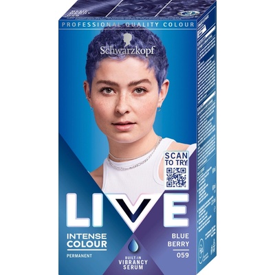 Schwarzkopf LIVE Intense Colour 059 Čučoriedka 60 ml