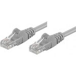 Manhattan Intellinet, категория 5e, неекранирана U-UTP, PVC, CU, сив, 100% мед, 2 м (ICOC U5EB-020)
