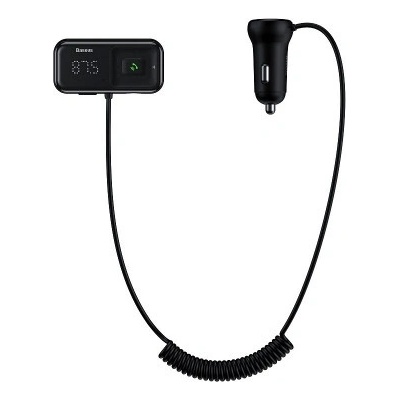 Baseus T typed S-16 wireless MP3 car charger Black CCTM-E01