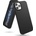 Ringke Противоударен Силиконов Калъф за iPhone 12 Pro Max, Ringke Air S Case, Черен (8809758101425)