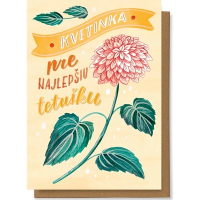 Chaukiss Kvetinka pre najlepšiu tetušku
