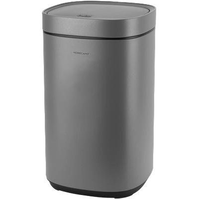 HORECANO HOME-Кош с TOUCH механизъм 12L СИВО 25.2x25xh42.4cm (104512-008-GREY) (0185185)