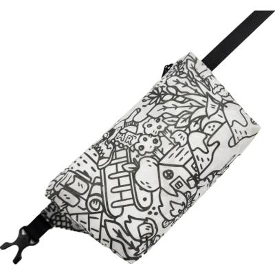 High Tail Designs Fanny Pack The Vague Outdoors bílá/černá