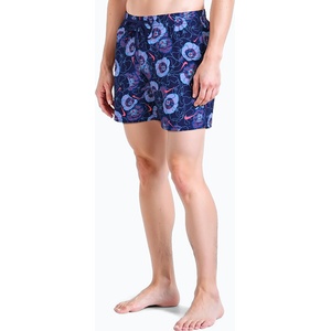 Nike Мъжки шорти за плуване Nike Multi Poppy Print 5" Volley midnight navy
