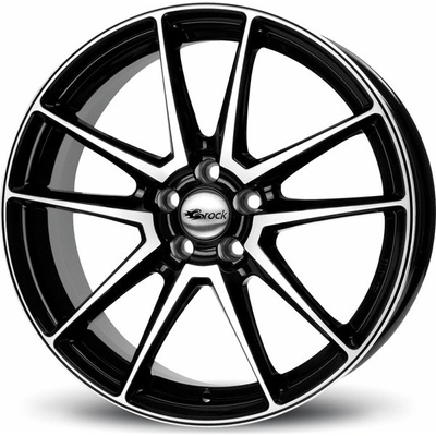 BROCK RC22 8x18 5x100 ET35 black polished