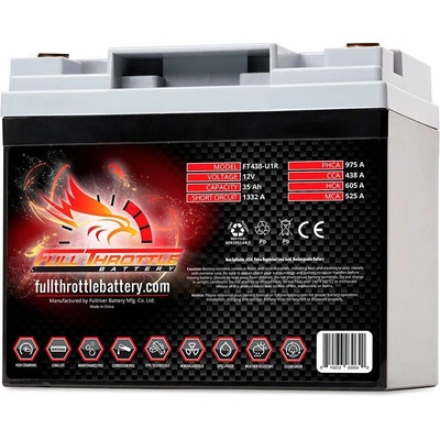 Fullriver Full Throttle 12V 35Ah 438A FT438-U1R