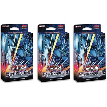 Konami Bundle 3x Yu-Gi-Oh! Obelisk the Tormentor Egyptian God Deck