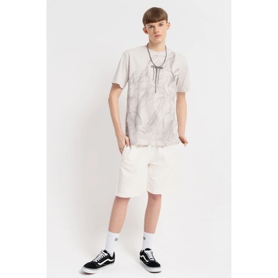 Reporter Young Chlapecké krémové teplákové kraťasy s kapsou vzadu krémová