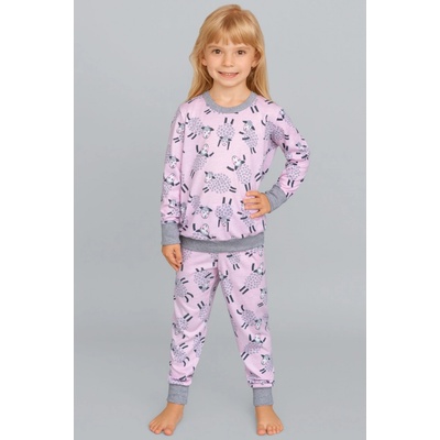 Dívčí pyžamo Ovečky růžové