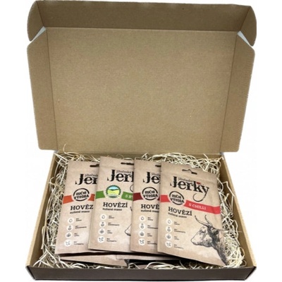 Jihočeské Jerky Degustační balíček Beef 15 x 20 g