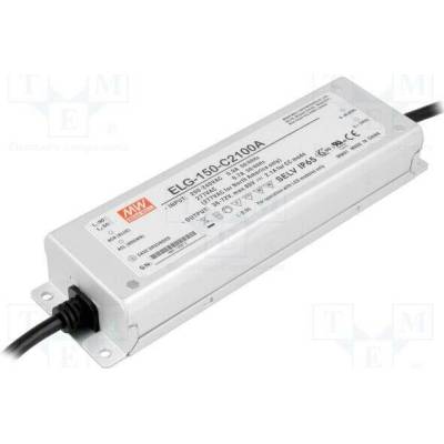 MEAN WELL ELG-150-C2100A Napájecí zdroj: spínaný; LED; 150W; 36÷72VDC; 1050÷2100mA; IP65