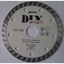 DIY - DIYT115 Diamantový řezný kotouč DIY - TURBO