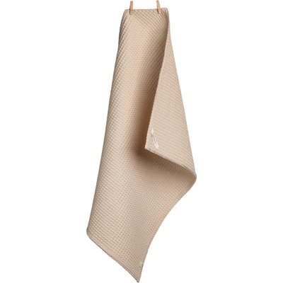 EcoHaus Premium vaflová utěrka béžová / velké kostičky 60 x 45 cm – Zboží Dáma