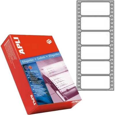 Etikety tabelačné 88,9x48,7mm APLI 1 radové