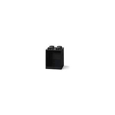 LEGO Licence LEGO Brick 4 závěsná police černá - LEGO41141733
