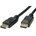 Roline Кабел Roline 11.04. 5812, от DisplayPort(м) към DisplayPort(м), 3m, черен (11.04.5812)
