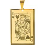 HARAHU Висулка за верижка Card - Златен KP28569