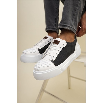 Chekich Мъжки обувки CH169 - Бели с Антрацит #359720 (359720_Бяло)